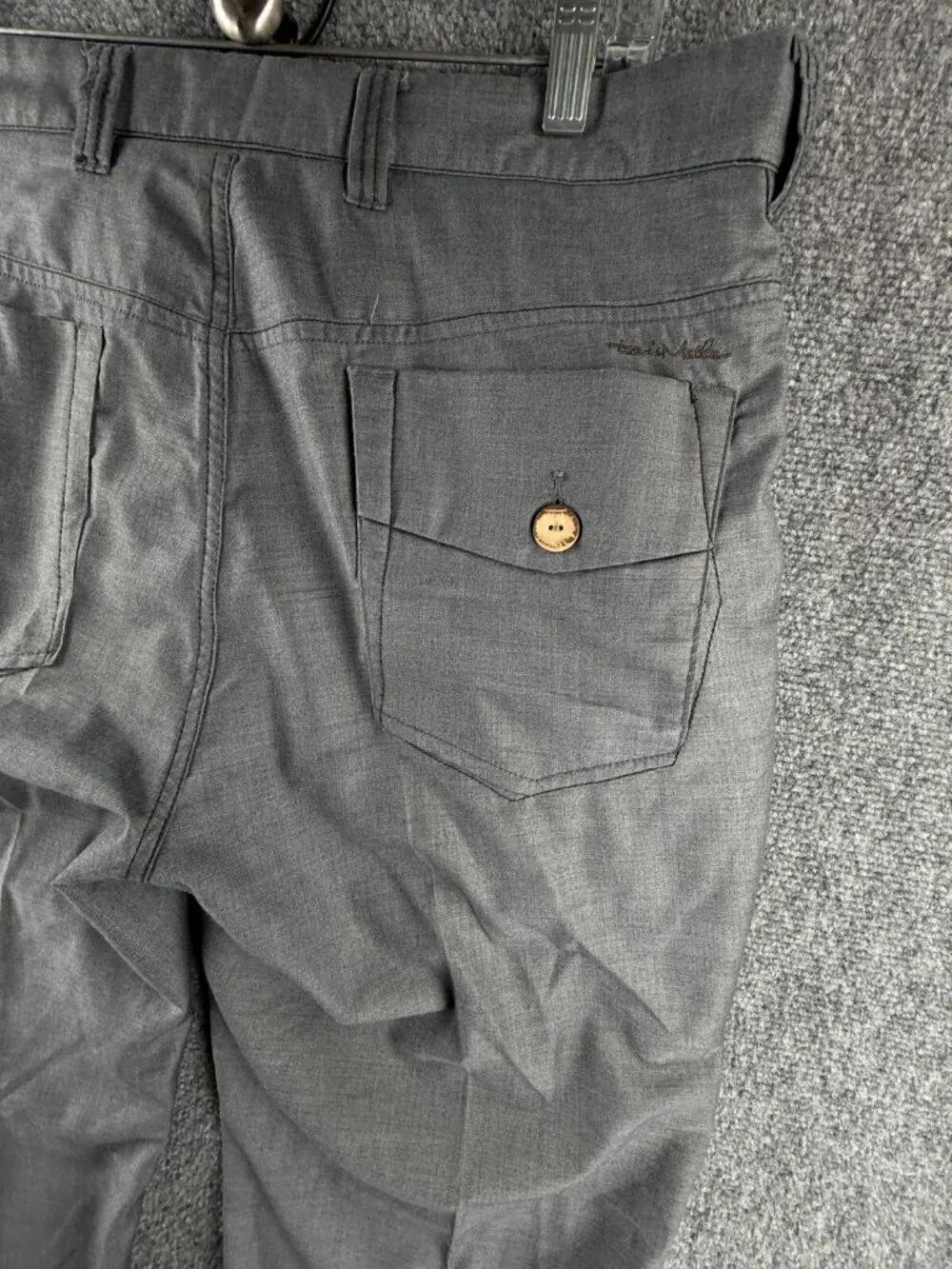 Travis Matthew Golf Pants Polyester Rayon Blend Gray Outdoors Men ACTL 36X29